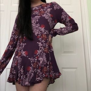 boho freepeople dress, with open back